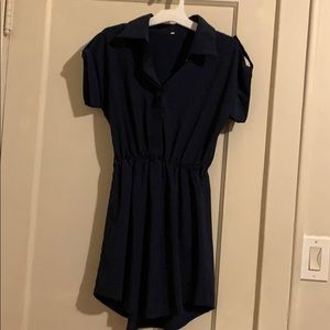 Casual Navy Blue dress